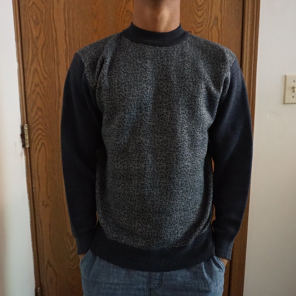 Cozy navy sweater
